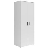 Skriňa MULTISTAURAUM - čierna/biela, Modern, kompozitné drevo/plast (80/195/52cm)