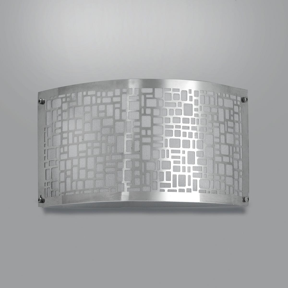Wandleuchte Chromfarben L: 30 cm - Chromfarben, Basics, Metall (30/17/17cm)
