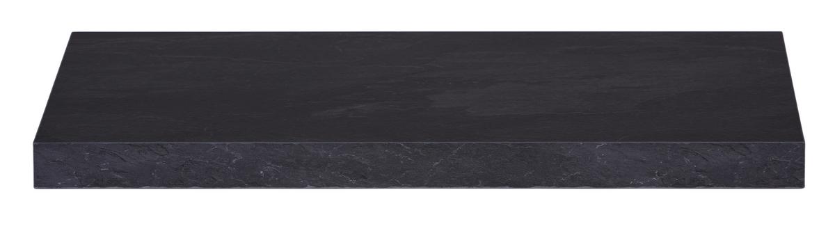 Waschtisch-Abdeckplatte Bavelli 63x44,5cm - Schieferfarben, KONVENTIONELL, Holzwerkstoff (63/4/44,5cm)