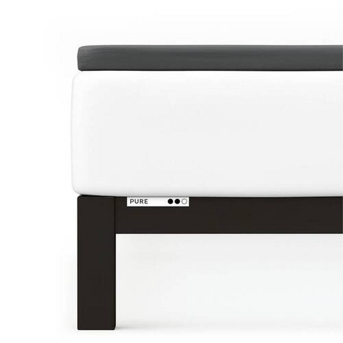 Topper-spannleintuch Pure Topper - Dunkelgrau, Basics, Textil (180-200/200-220cm) - Schlafgut