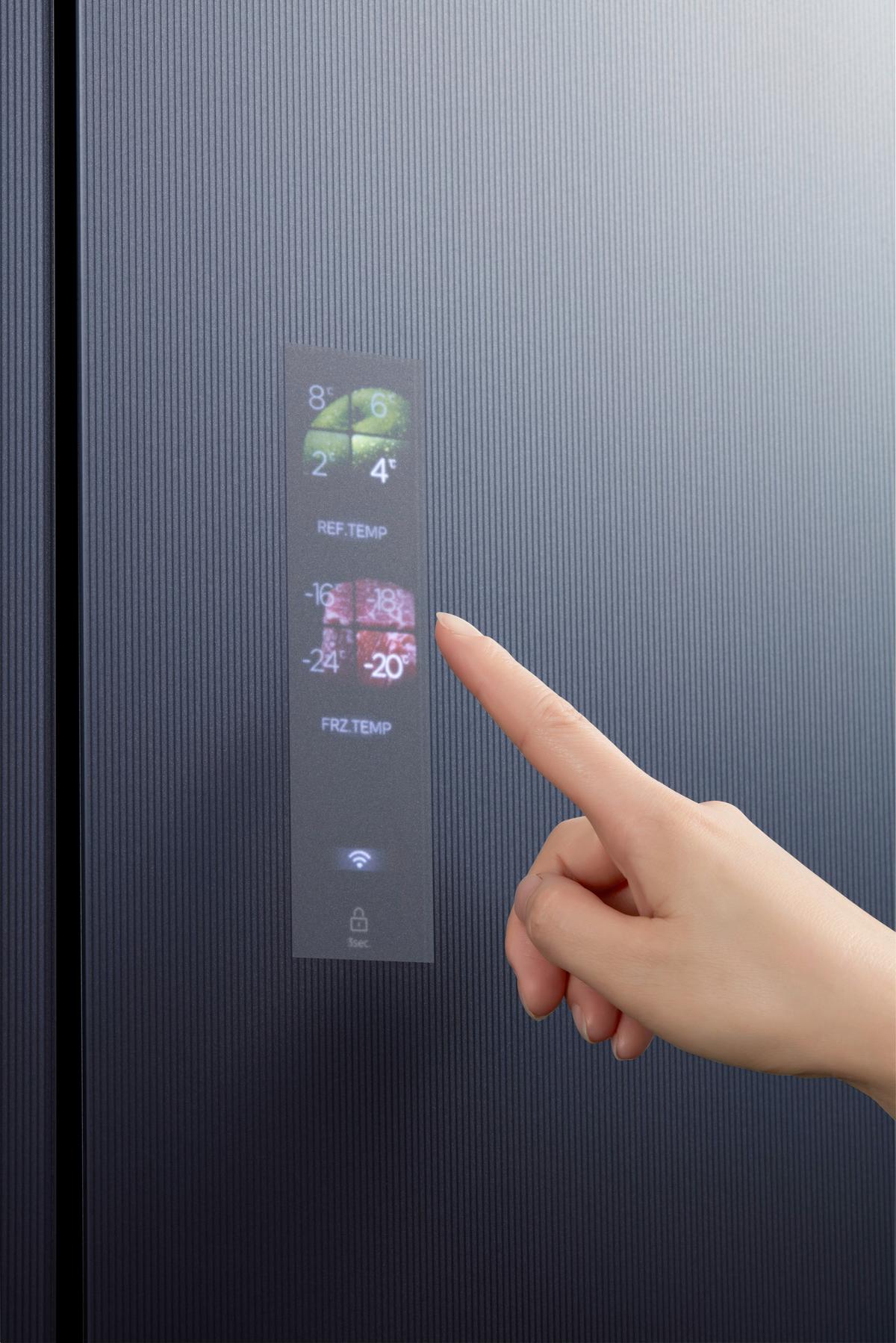 French-door Mdrf705bie70 - Schwarz/Weiß, MODERN (83.3/191/60cm) - Midea