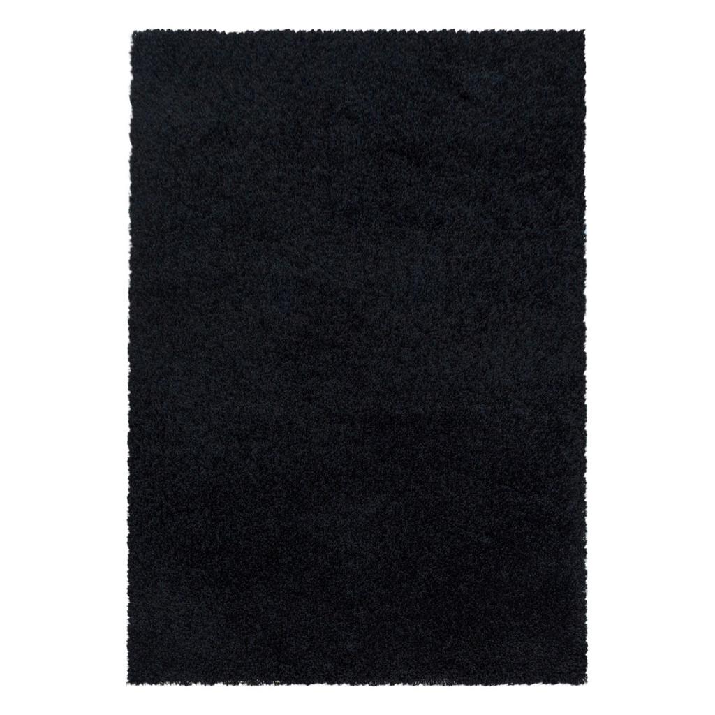 Hochflorteppich Schwarz Sydney 300x400 cm