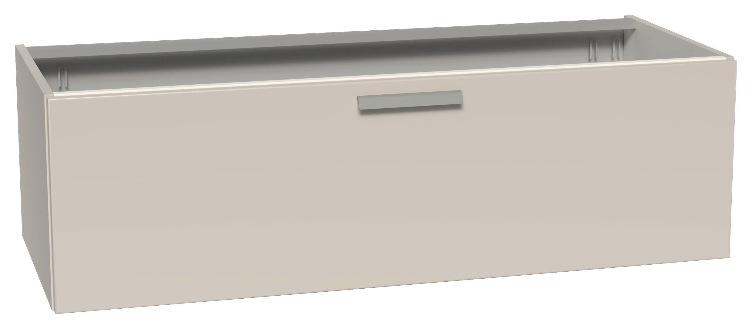 Waschtischunterschrank Weiss, B: 120 cm - Weiß, MODERN, Holzwerkstoff (120/36/49cm) - Vertico