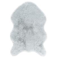 UMĚLÁ KOŽEŠINA Lucia, 60/90cm, světlošedá - světle šedá, Romantický / Rustikální, textil (60/90cm) - Mömax