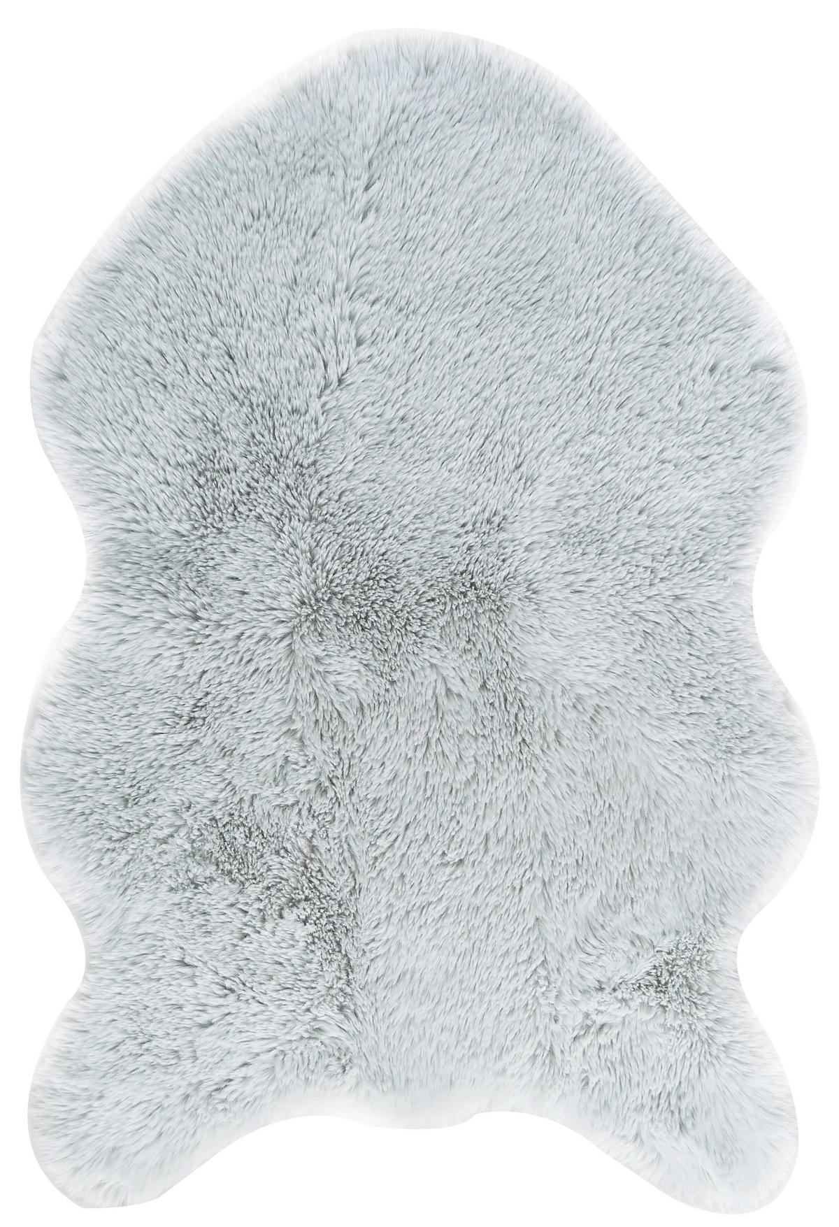 UMĚLÁ KOŽEŠINA Lucia, 60/90cm, světlošedá - světle šedá, Romantický / Rustikální, textil (60/90cm) - Mömax