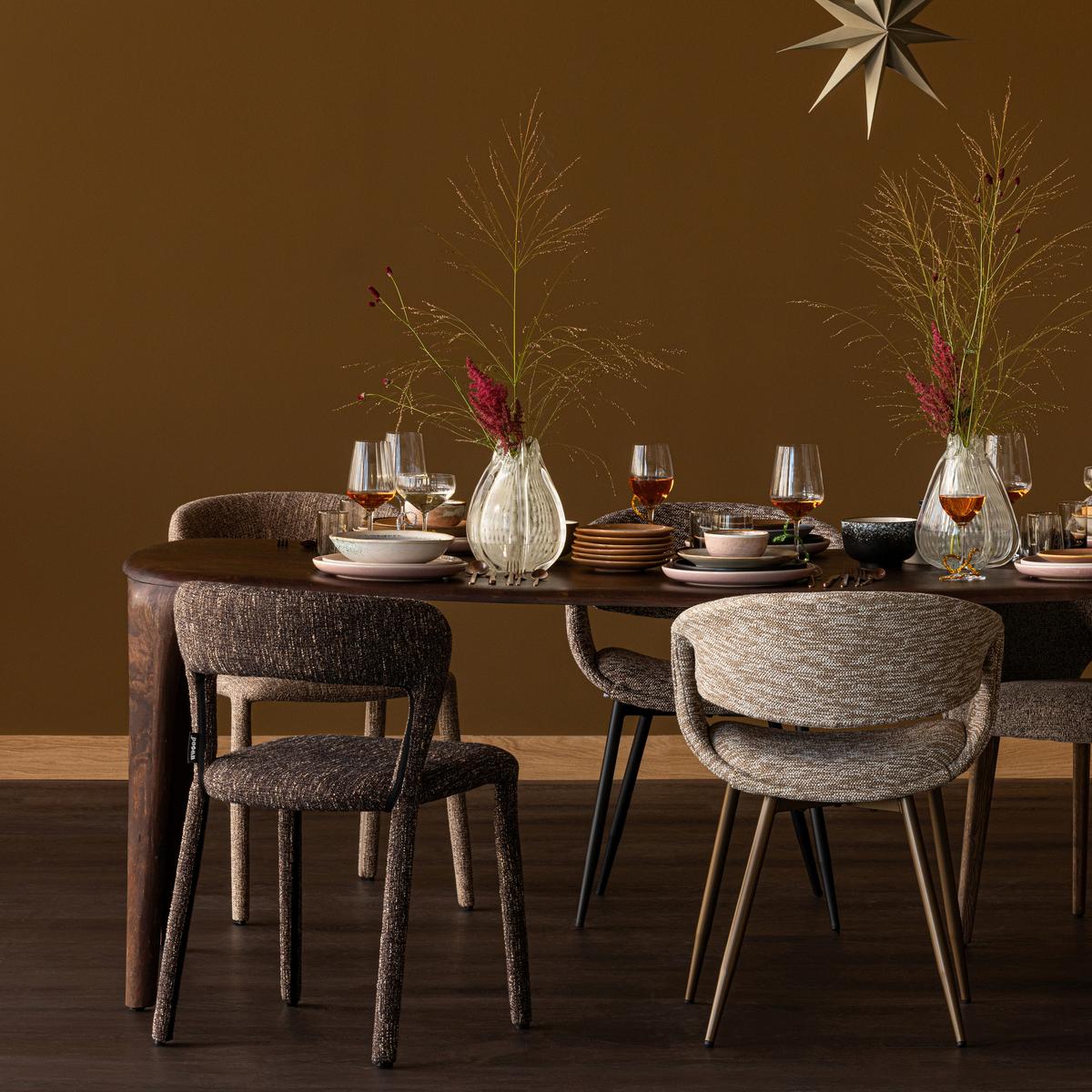 ESSTISCH Fiore Dunkelbraun L: 230cm - Dunkelbraun, MODERN, Holz (230/95/76cm) - Livetastic