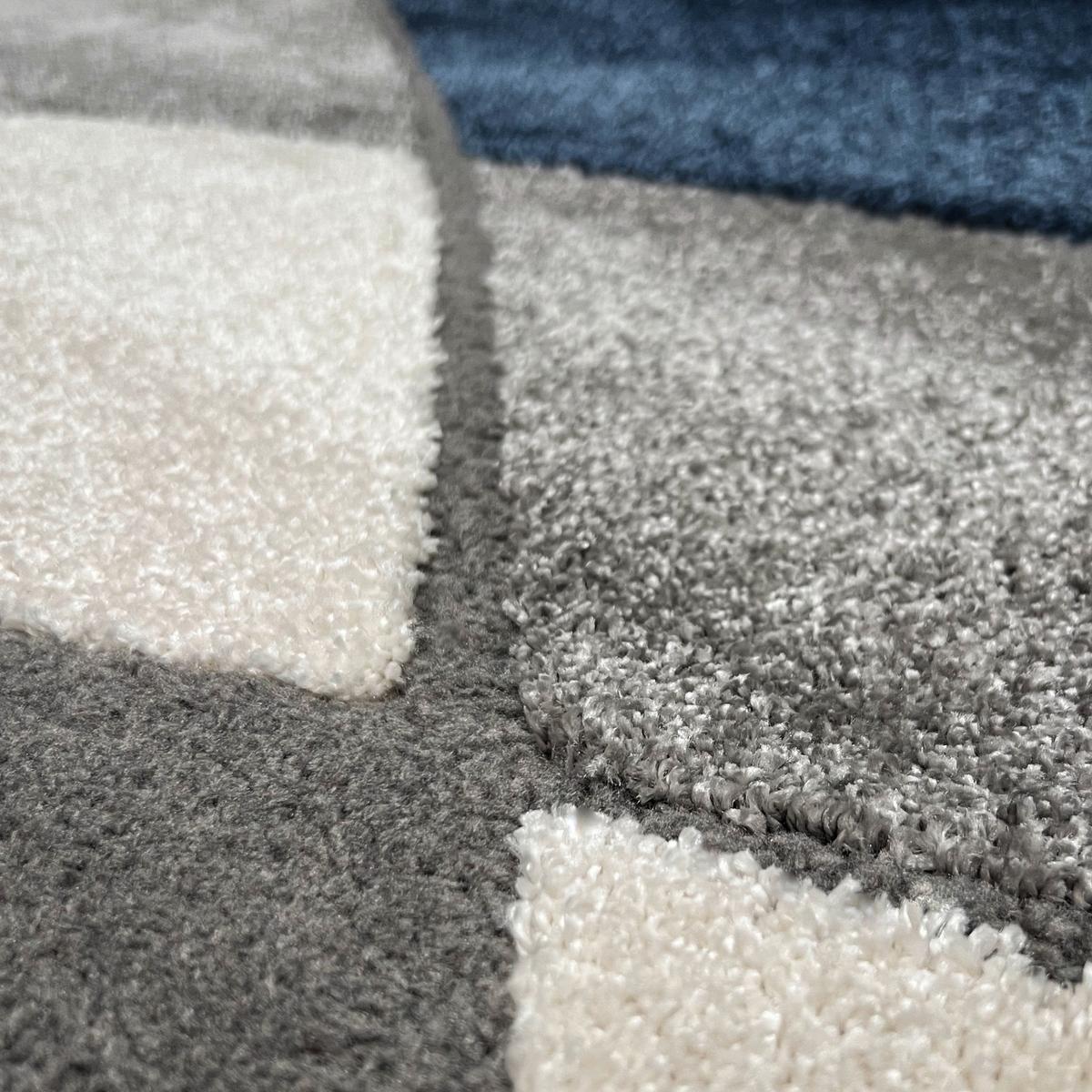 Hochflorteppich My Canyon 974 - Blau, Basics, Textil (160/230cm) - Obsession