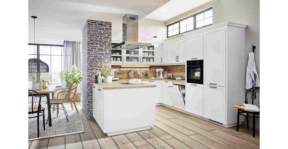 Einbauküche Neapel Frei Planbar Landhausstil - Weiß, MODERN, Holzwerkstoff - Vertico