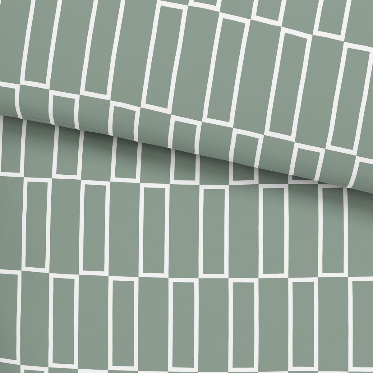 POVLEČENÍ Brigg, 140/200 cm - černá/světle zelená, textil (140/200cm) - Modern Living