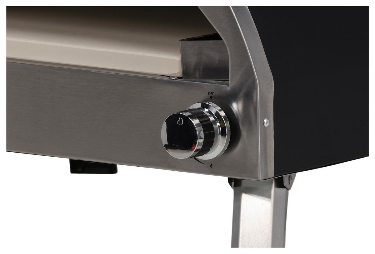 Pizzaofen Kerang Silberfarben - Silberfarben, KONVENTIONELL, Metall (56,3/56,5/54cm) - Gardenson