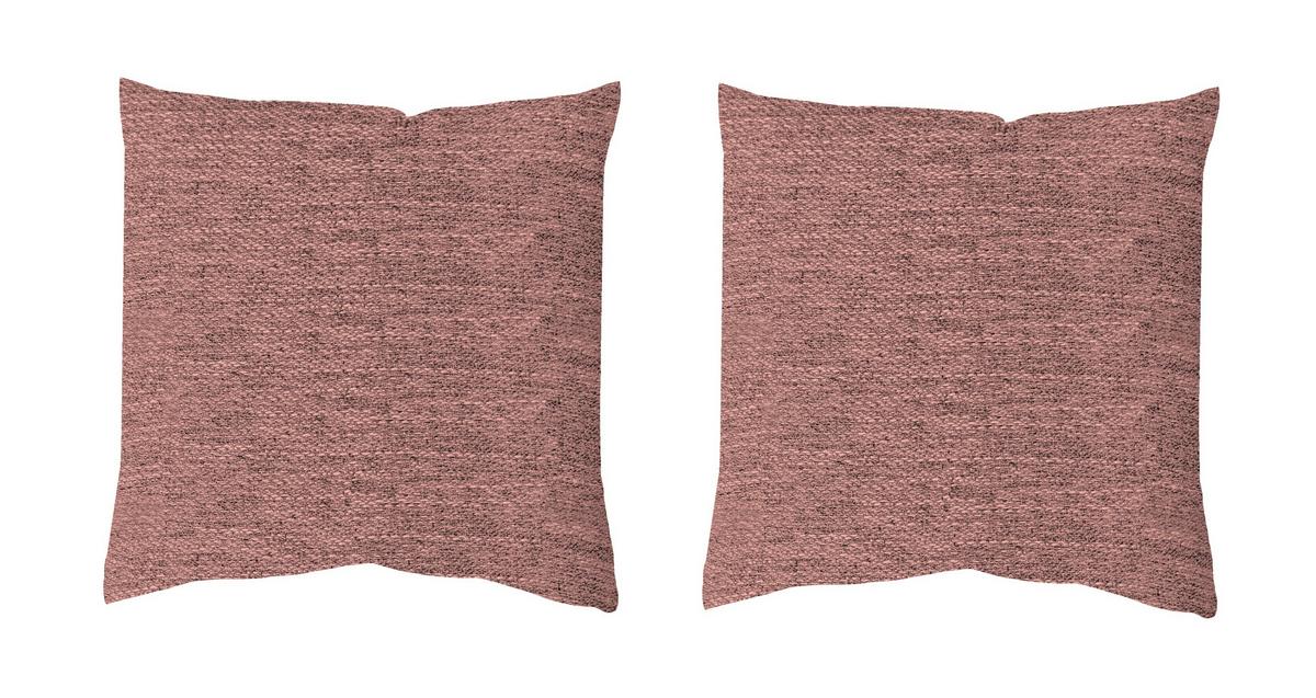 Kissenhüllen-Set Fjella - Terracotta, Basics, Textil (40/40cm)