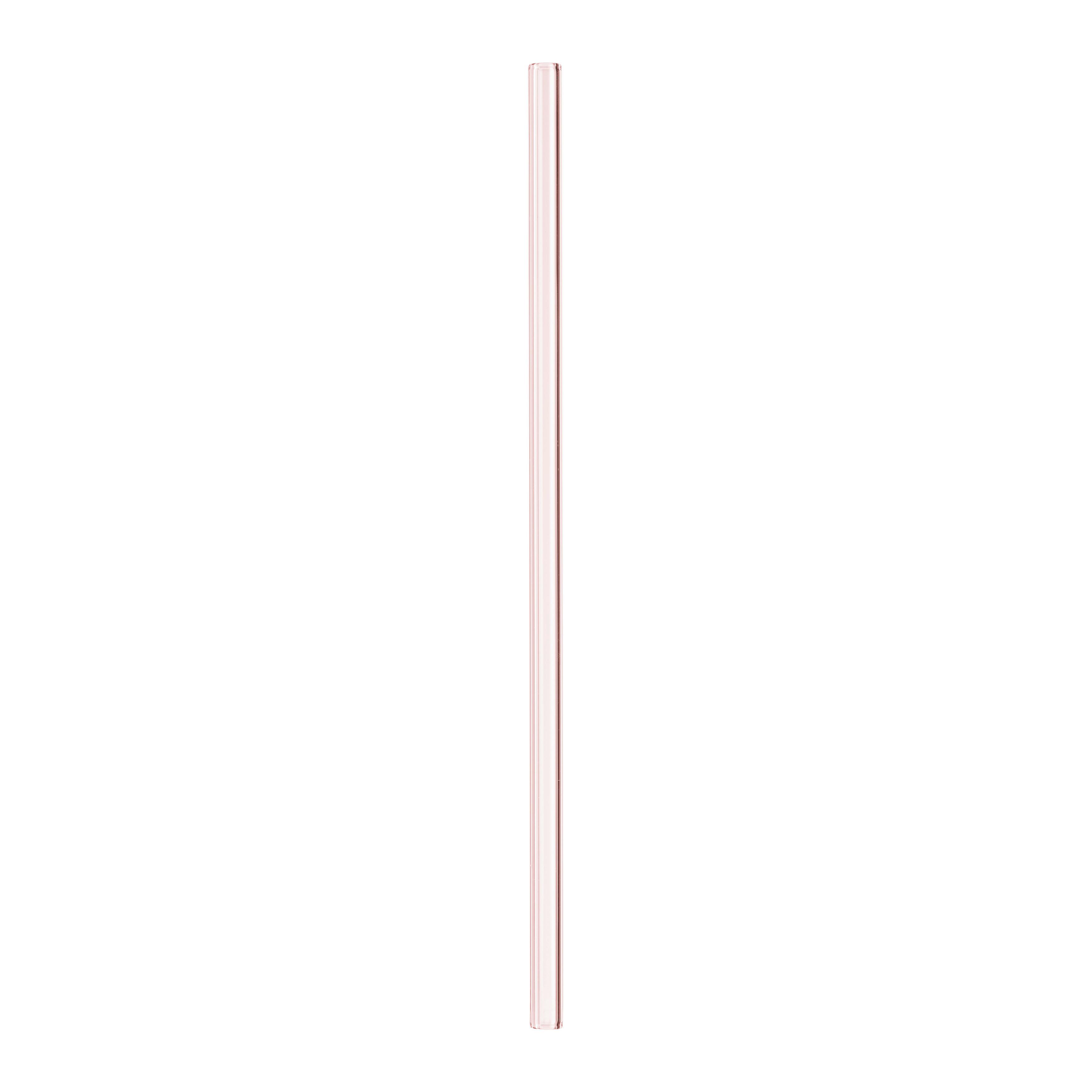 BRČKO JESSY - pink/průhledné, sklo (23cm) - Premium Living
