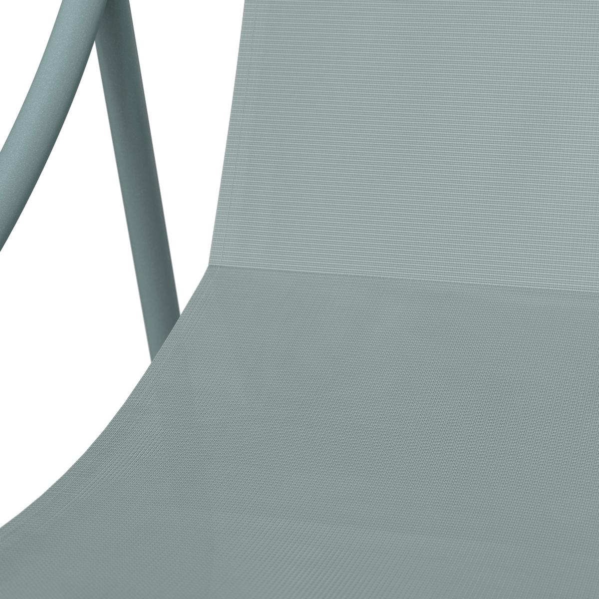 Loungesessel Ottawa - Weiß/Grün, MODERN, Textil/Metall (68/36/65cm) - Beldano