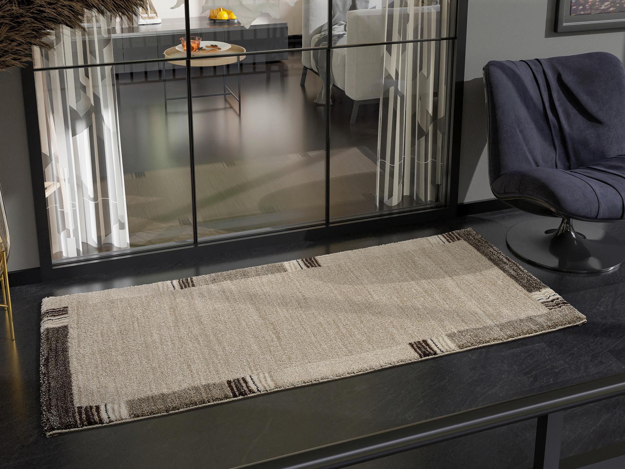 Läufer Palazzo Lobo - Beige/Braun, KONVENTIONELL, Textil (80/200cm) - Novel