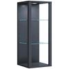 Hängevitrine Glasol Anthrazit B: 35 Cm - Anthrazit, Design, Glas/Holzwerkstoff (35/90/35cm) - MID.YOU