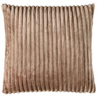 Zierkissen Sina 45x45 Cm Polyester Taupe Mit Zipp - Taupe, MODERN, Textil (45/45cm) - Luca Bessoni