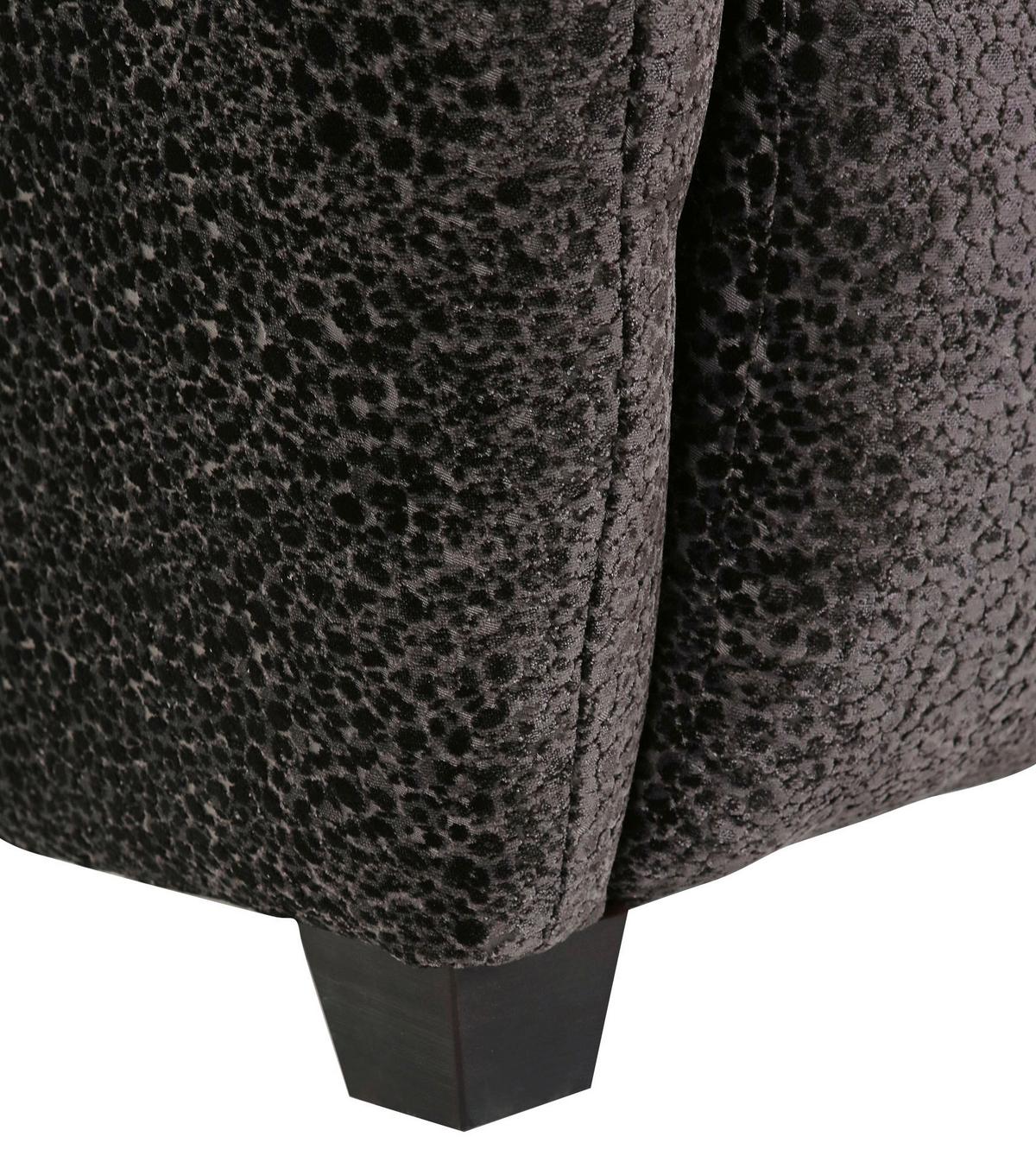 Sessel Fano - Anthrazit/Schwarz, Design, Textil (90/93/92cm) - Livetastic