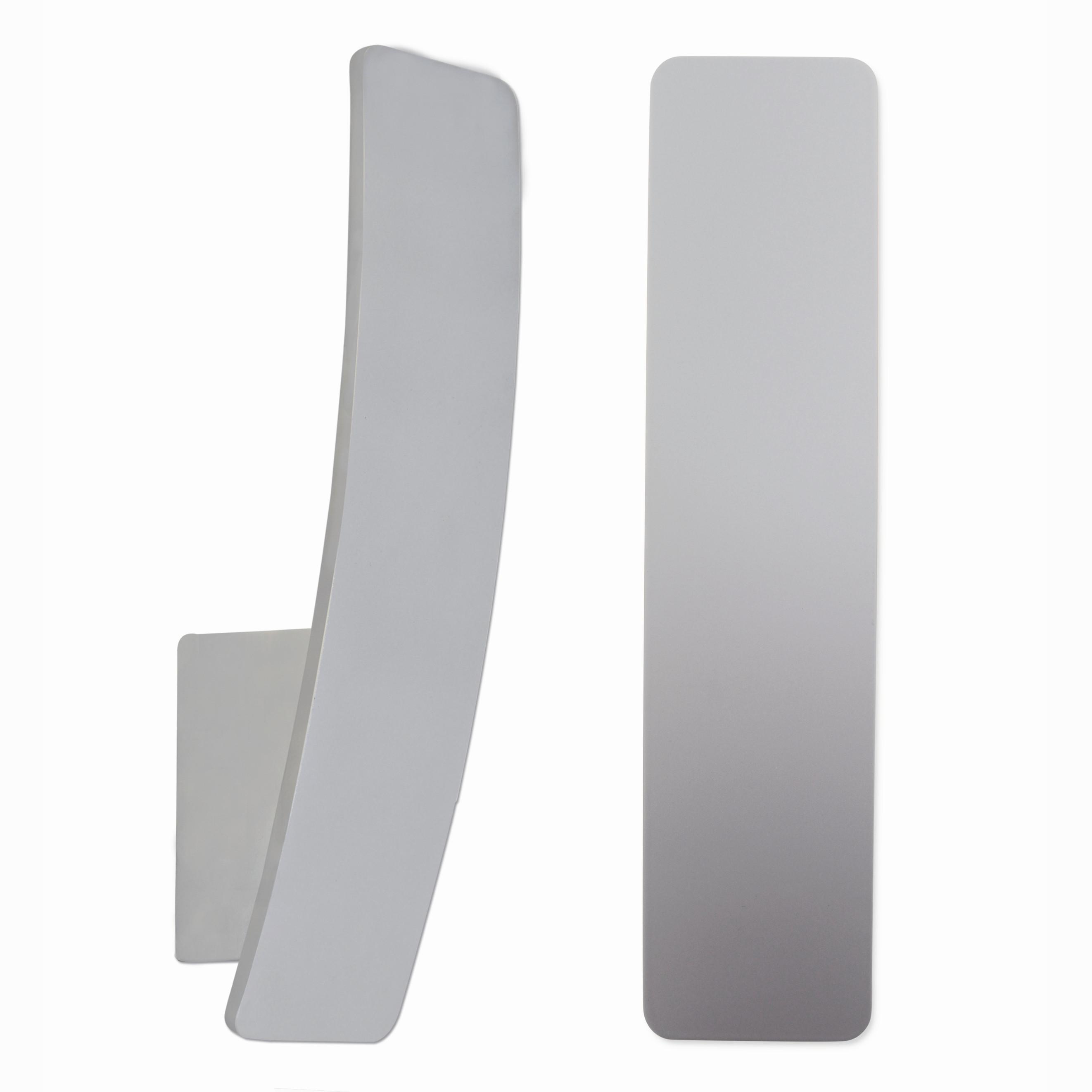 LED-Wandleuchte Stan 1-Flammig, Warmweiß - Silberfarben, Design, Metall (29,50cm) - Näve