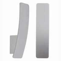 LED-Wandleuchte Stan 1-Flammig, Warmweiß - Silberfarben, Design, Metall (29,50cm) - Näve