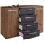 Kommode Malta - Dunkelgrau/Eichefarben, MODERN, Holzwerkstoff (150/90/38cm) Kommode Malta - Dunkelgrau/Eichefarben, MODERN, Holzwerkstoff (150/90/38cm)