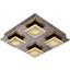 LED-Deckenleuchte Cayman,4-flammig - Nickelfarben, MODERN, Kunststoff/Metall (28/28/7cm) LED-Deckenleuchte Cayman,4-flammig - Nickelfarben, MODERN, Kunststoff/Metall (28/28/7cm)