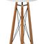 Stojacia Lampa Goa - hnedá/čierna, Moderný, drevo/textil (40/156cm) - Modern Living Stojacia Lampa Goa - hnedá/čierna, Moderný, drevo/textil (40/156cm) - Modern Living