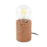 Tischlampe Curacao Kupferfarben - Kupferfarben, Trend, Stein (9,5/9,5/13,5cm) - Kayoom