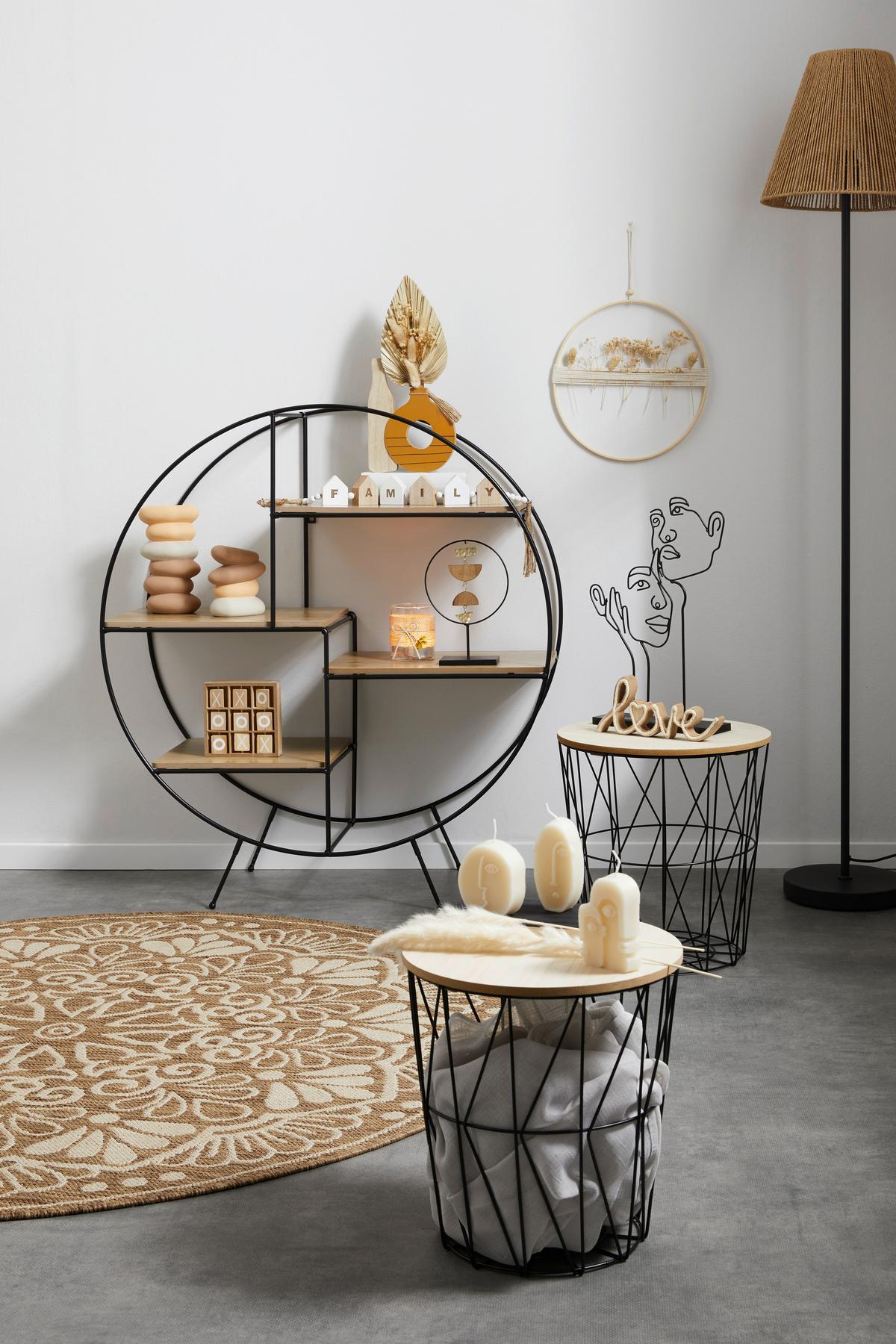 Kunstpflanze Trockenblumen Naturfarben H: 37 cm Sonnfried - Naturfarben, MODERN, Naturmaterialien/Holz (17/37/2,8cm) - Luca Bessoni