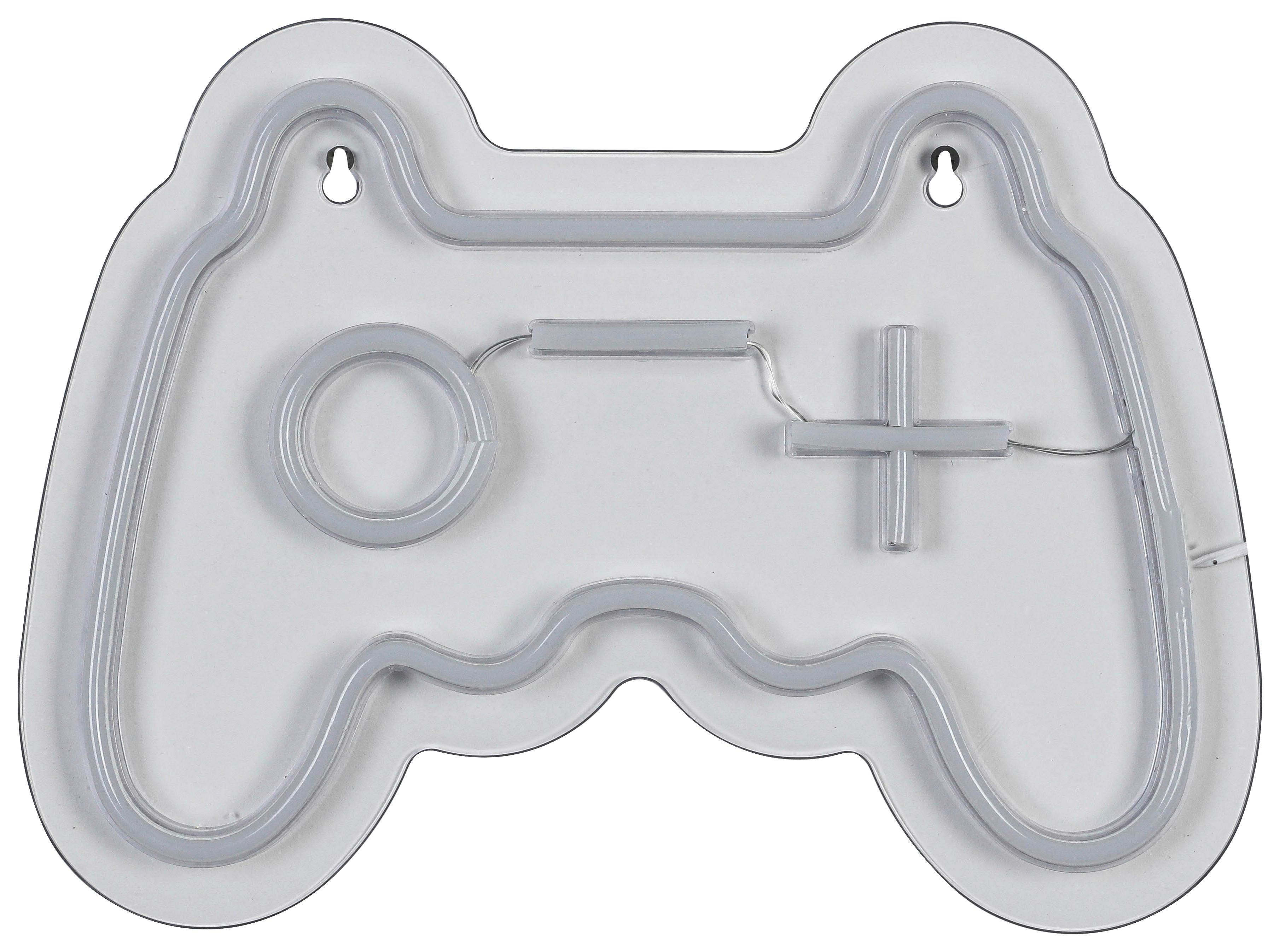 DEKORAČNÍ LED SVÍTIDLO SPIELI - bílá/průhledné, Moderní, plast (30/22/1,30cm) - Mömax