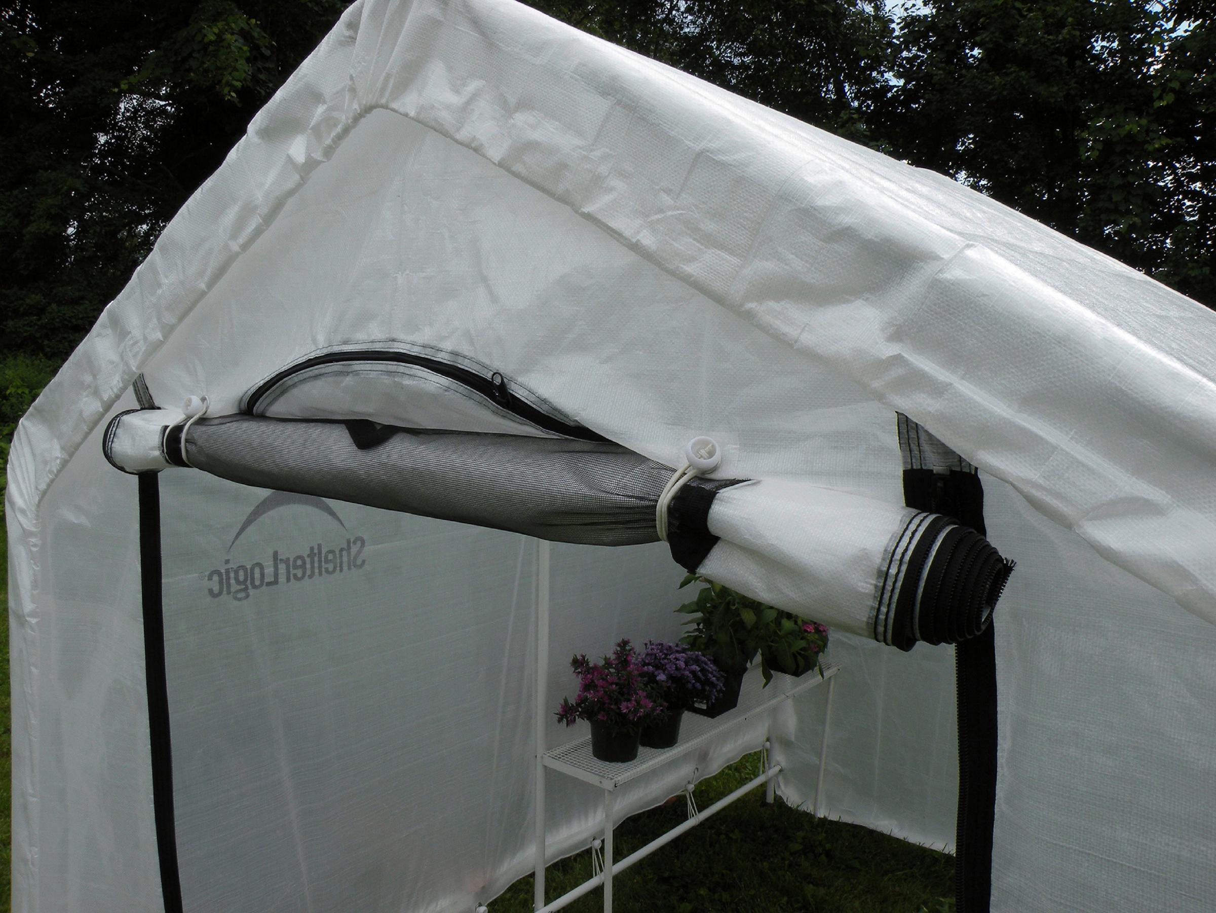 Gewächshaus mit Folie