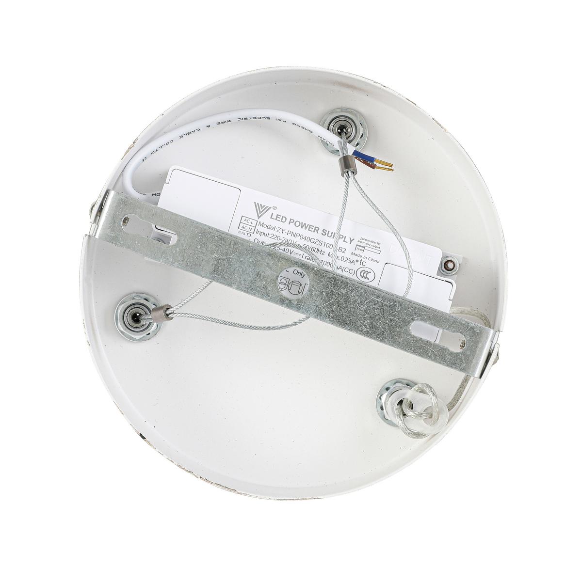 LED-Hängeleuchte Chantal - Champagner, Basics, Kunststoff/Metall (50/120cm) - Luca Bessoni