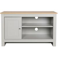 Lowboard Emerald Grau Eichefarben B: 95 Cm - Eichefarben/Grau, Design, Holzwerkstoff (95/58/39cm) - MID.YOU