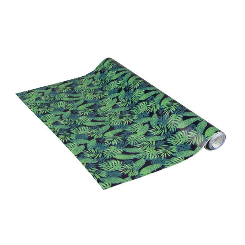 Klebefolie Blätter Waldgrün Wilderness 45x200 Cm - Waldgrün, Basics (45/200cm)