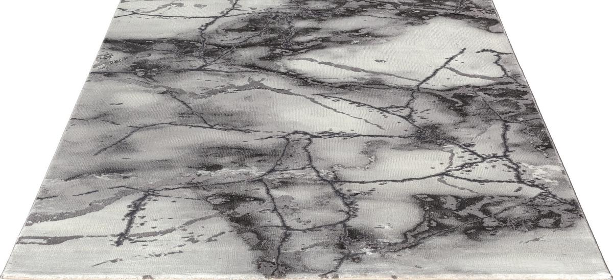 Webteppich Craft - Grau, KONVENTIONELL, Textil (120/170cm)