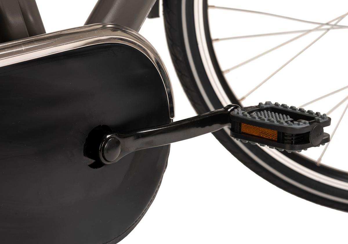 E-bike City Damen Hollandia Carry 28 Zoll 120km - Grau, Basics, Metall (180/70/100cm)