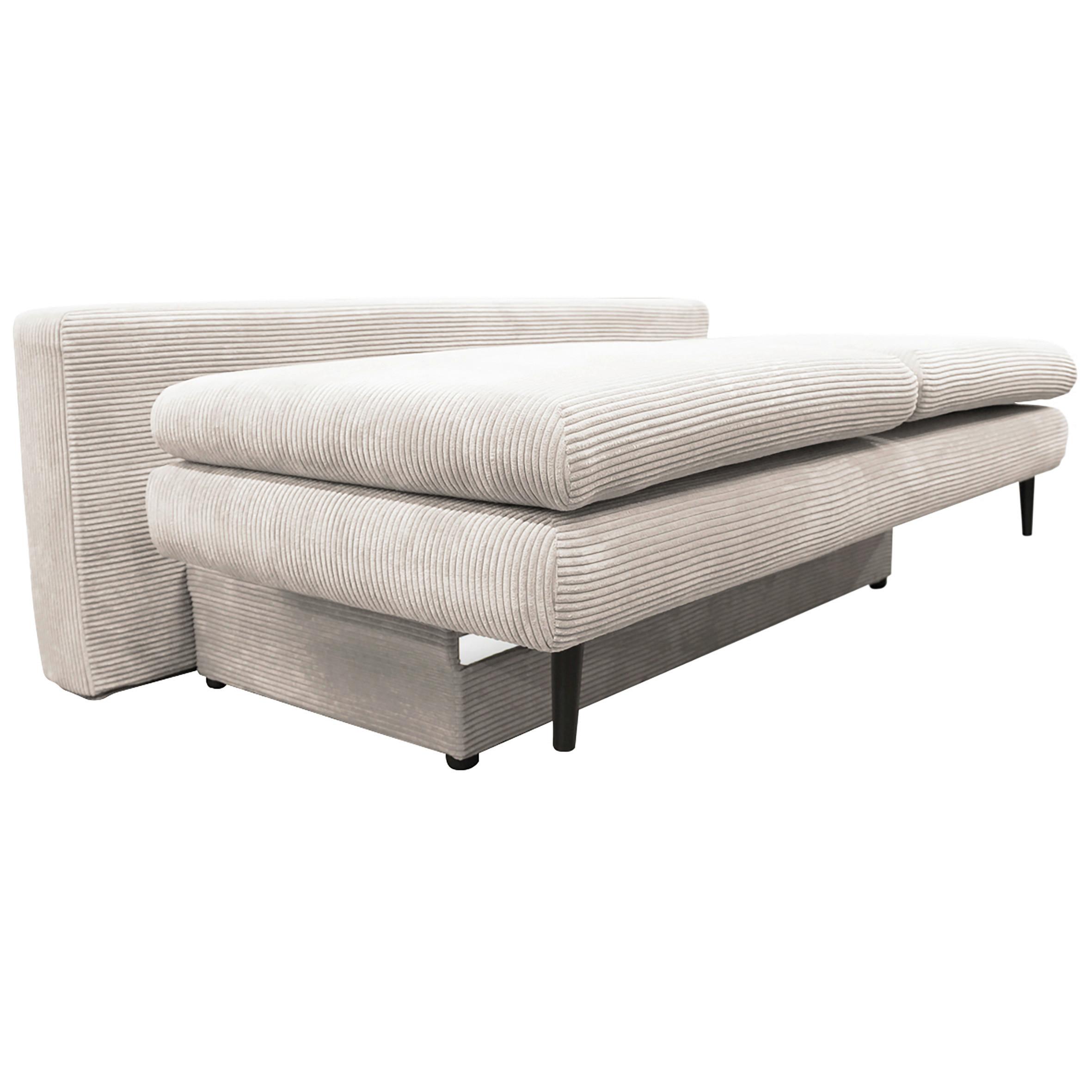 Schlafsofa mit Cord-Bezug