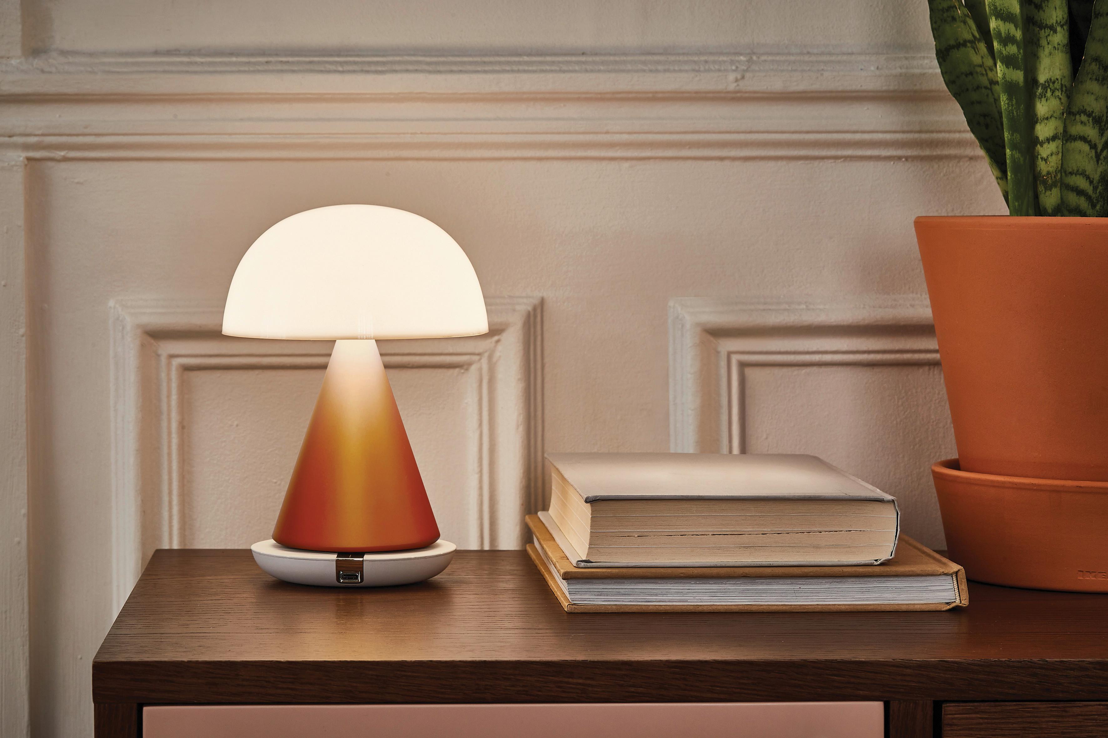 Akku-tischleuchte Lexon Mina L - Orange, Design, Kunststoff/Metall (14/17/14cm)