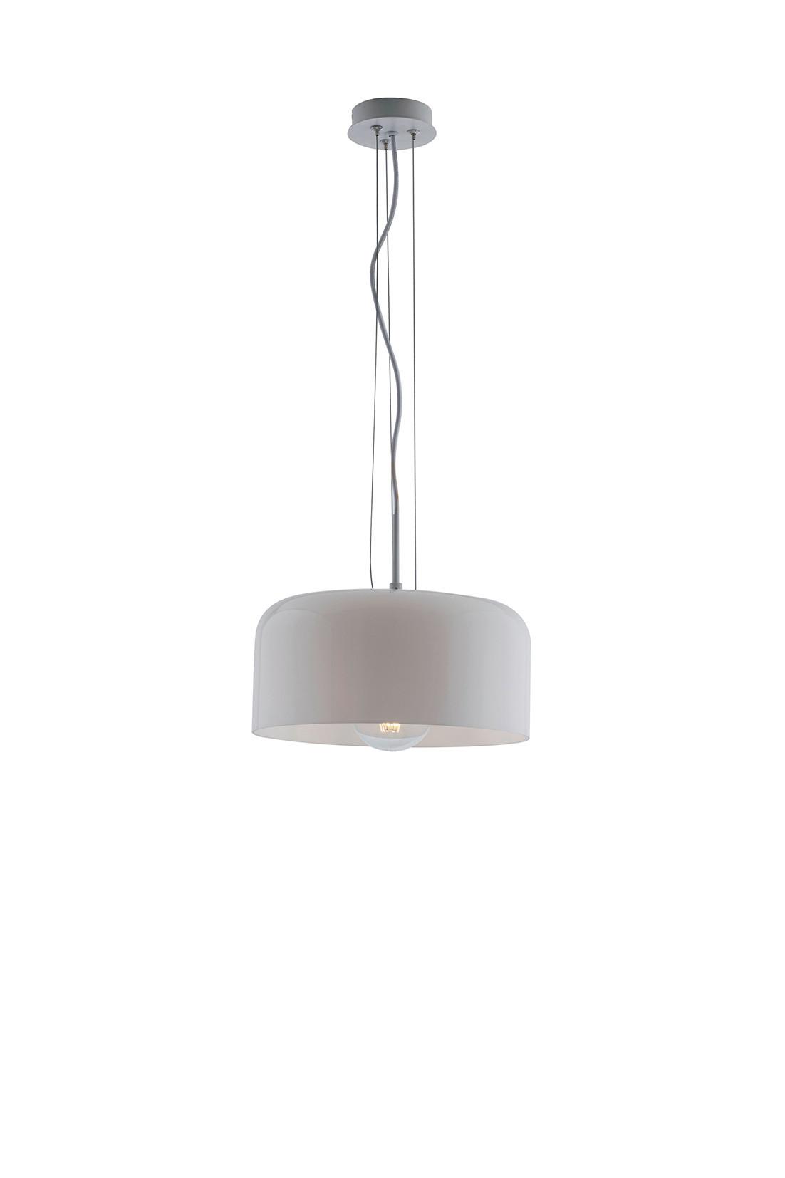 Hängeleuchte I-Gibus-S30 Bco - Weiß, Design, Glas (30/15cm)