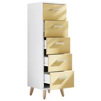 Midischrank Landos M - Honigeiche/Weiß, MODERN, Holzwerkstoff (30/100/30cm) - MID.YOU