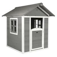 SPIELHAUS LODGE GRAU - Weiß/Grau, LIFESTYLE, Holz (135/111/133cm)