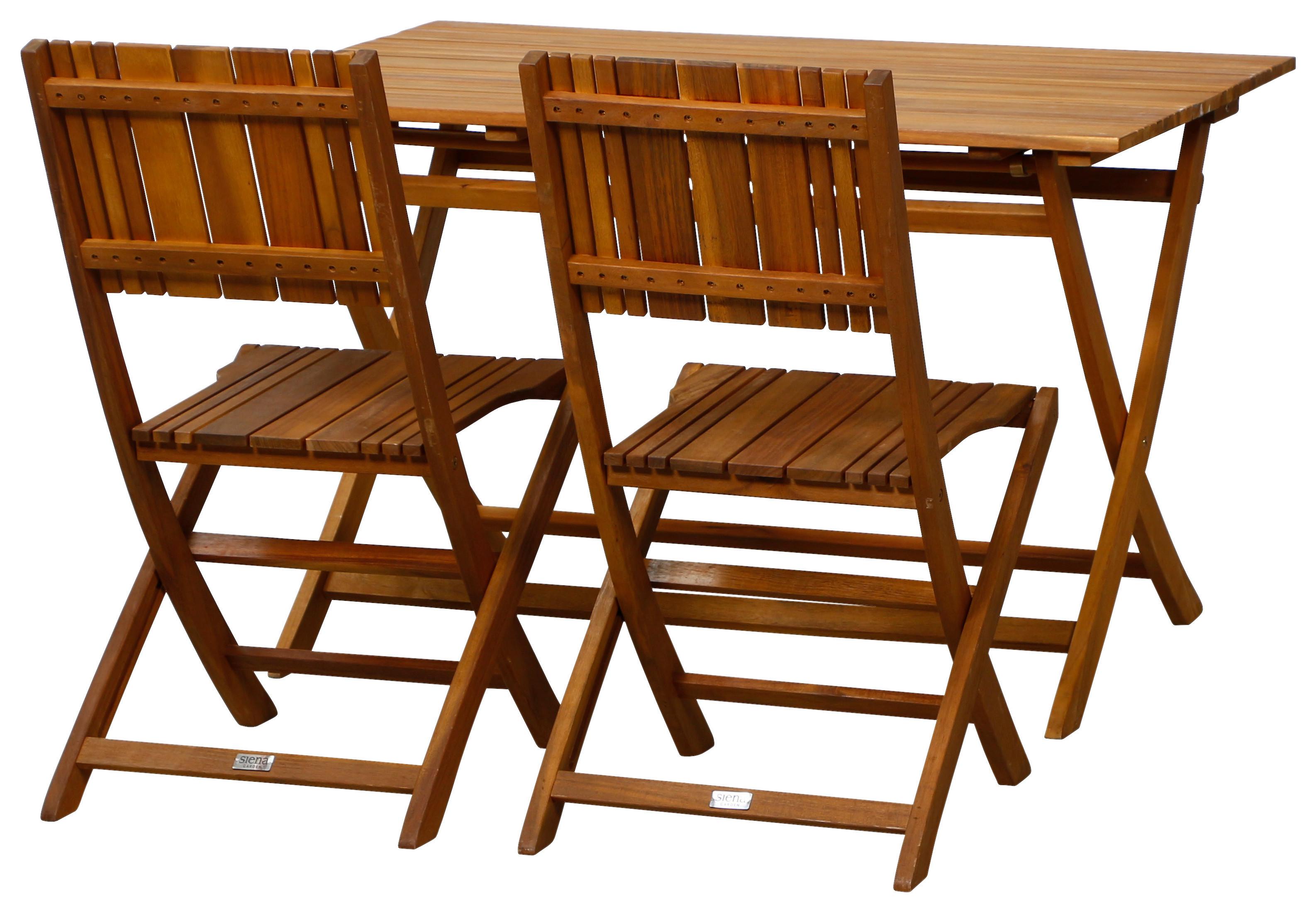 Gartengarnitur 5-Tlg. Falun Echtholz Akazie