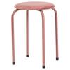 STOHOVATELNÁ STOLIČKA ISABELLE - růžová, Konvenční, kov/textil (30/45/30cm) - Mömax
