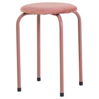 STOHOVATELNÁ STOLIČKA ISABELLE - růžová, Konvenční, kov/textil (30/45/30cm) - Mömax