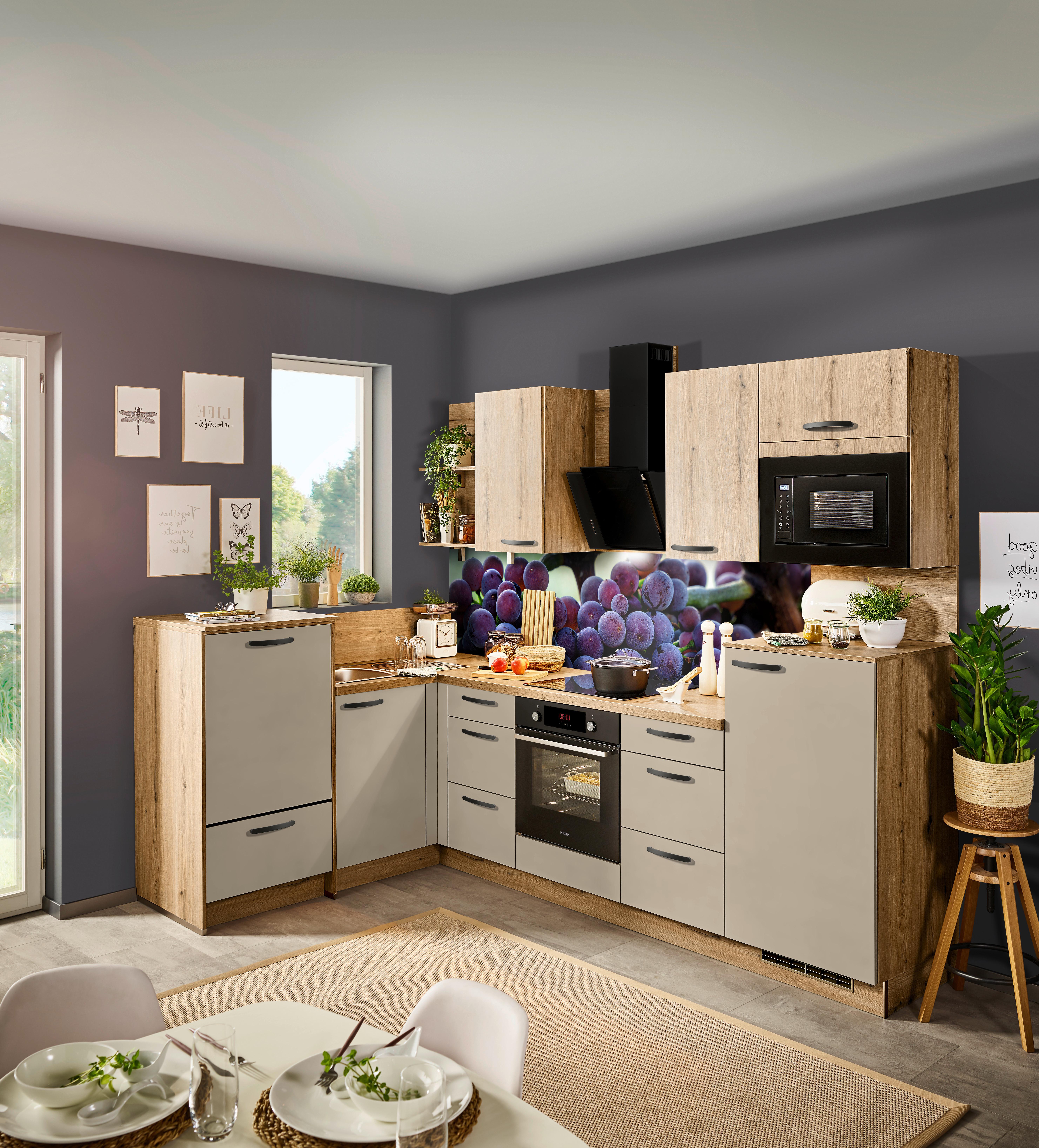 Eckküche Clean/Plan - Basics, Holzwerkstoff (178/280cm) - Express