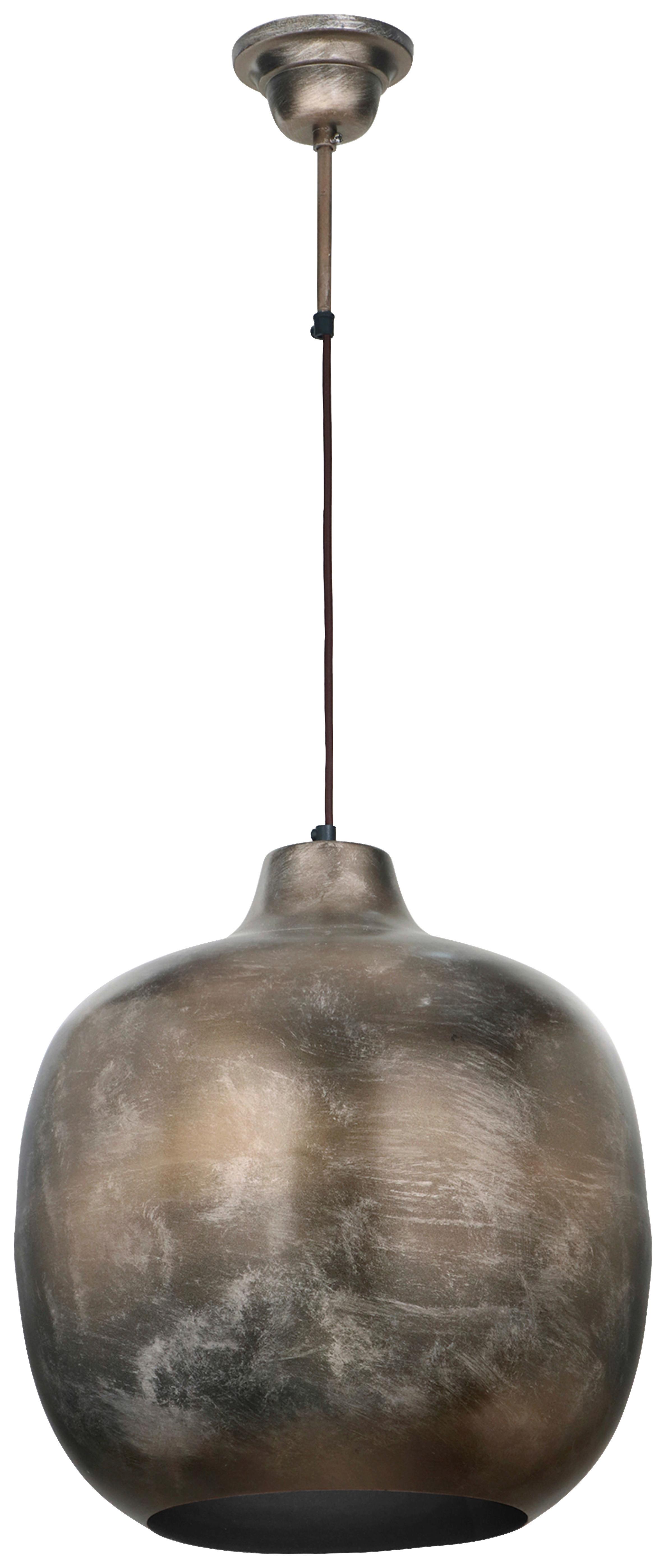 Hängeleuchte Sawyer 125 Bronzefarben B: 40,5 cm - Bronzefarben, Basics, Metall (40,5/40,5/43cm) - Kayoom