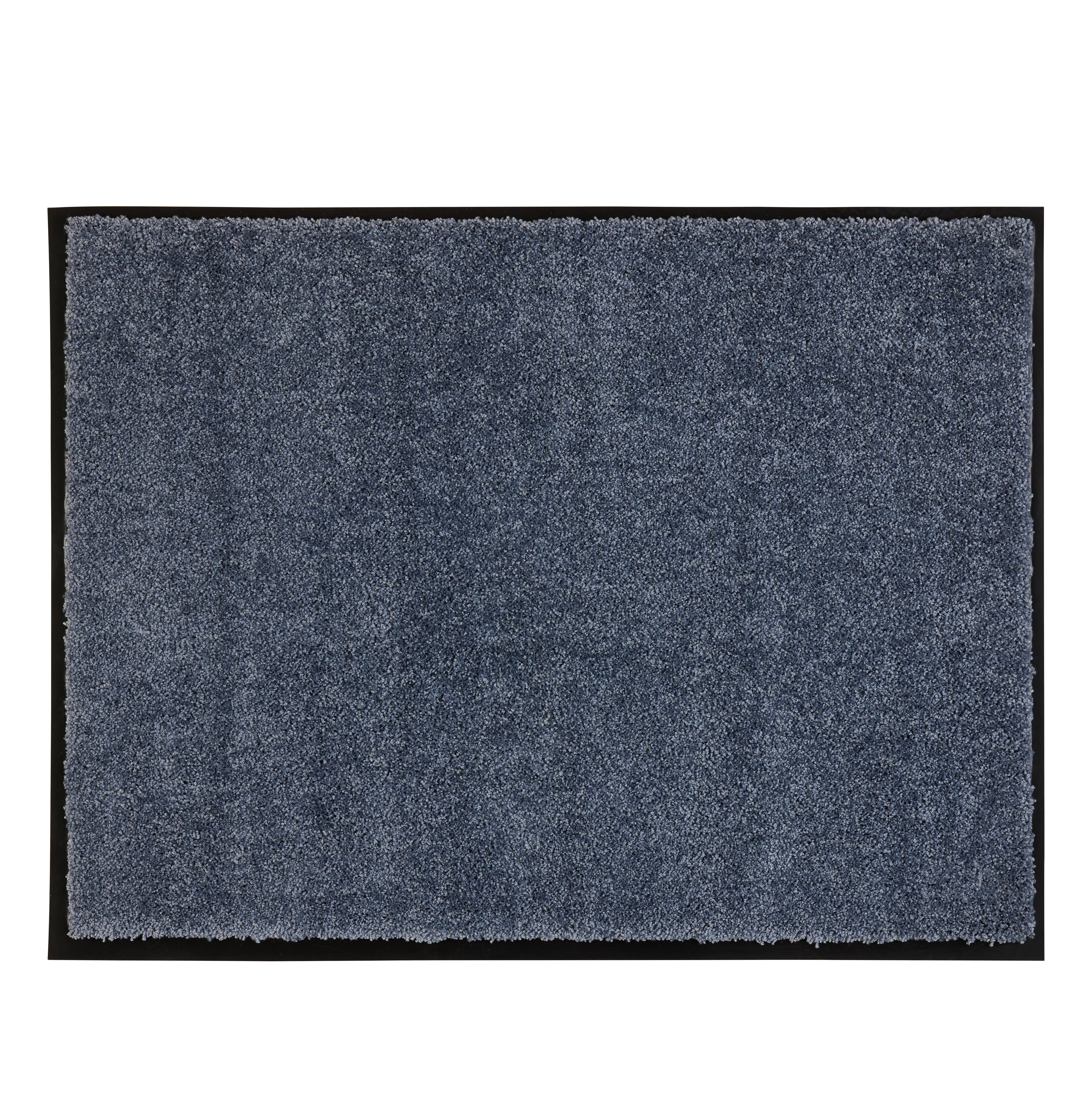 Dveřní Rohožka Fortuna 2, 60/80cm, Šedomodrá - šedá, Moderní, textil (60/80cm) - Modern Living