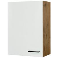 Horní kuchyňská skříňka AVILA AVILA H 60-89 - barvy dubu/černá, Konvenční, kov/kompozitní dřevo (60/89/32cm) - FlexWell