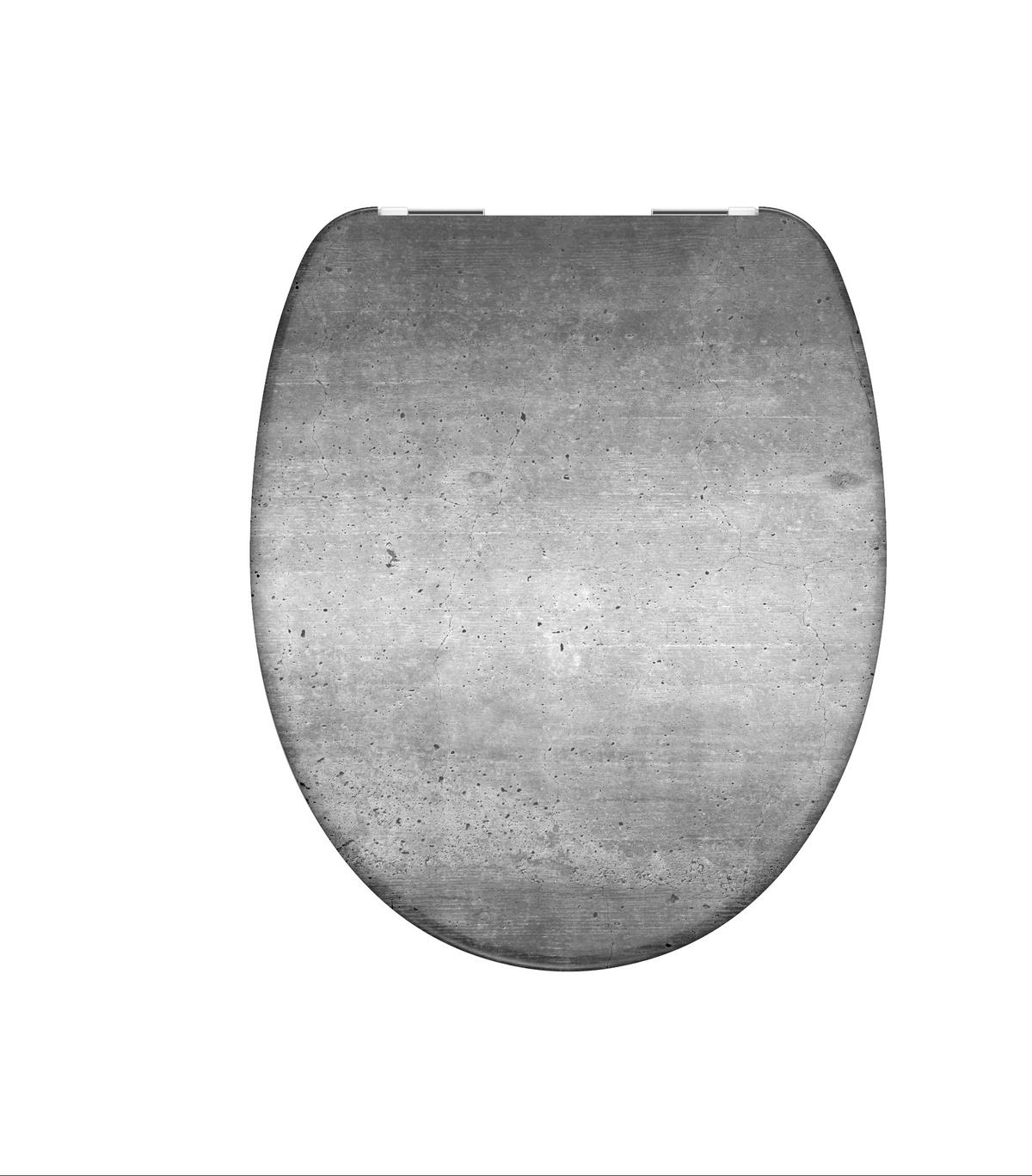 WC SEDÁTKO INDUSTIAL GREY -SB- - šedá, plast (37,2/1,4/44,5cm) - Schütte