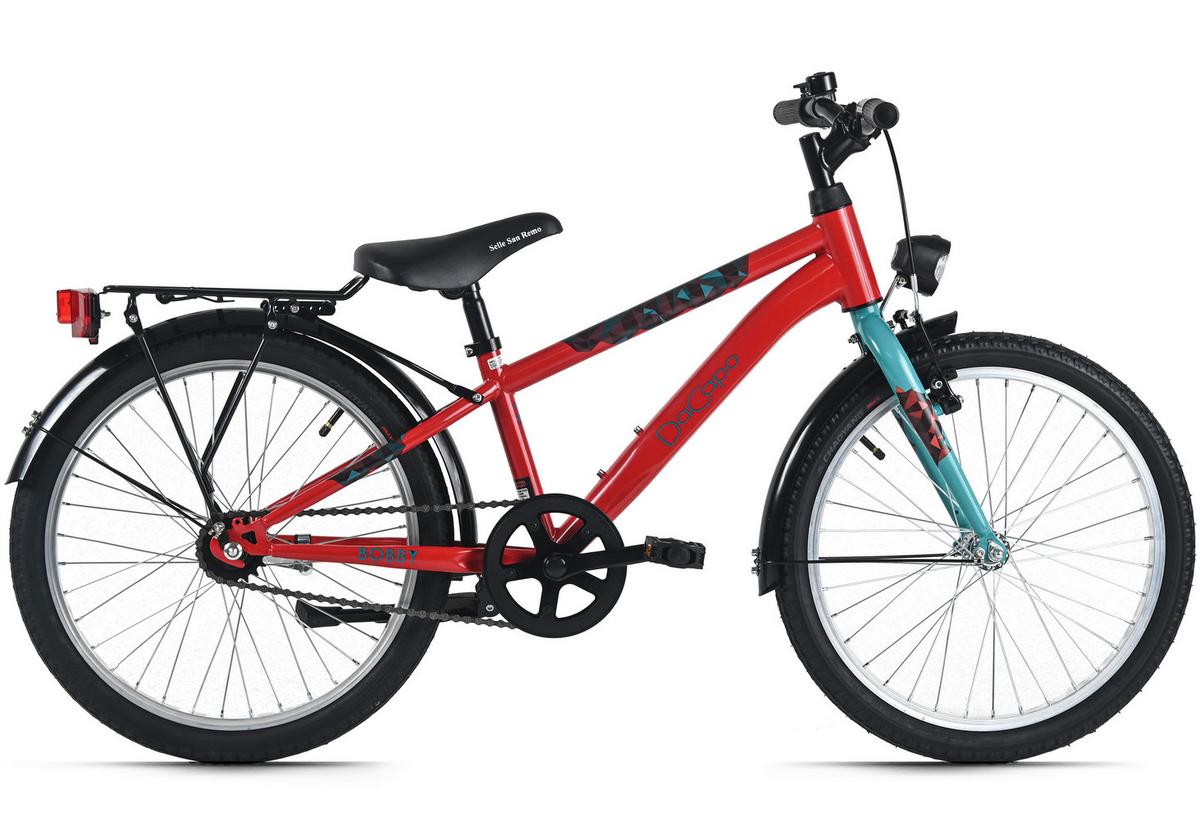 Dacapo Kinderfahrrad Bobby Rot - Rot, Basics, Metall (25/140/60cm)