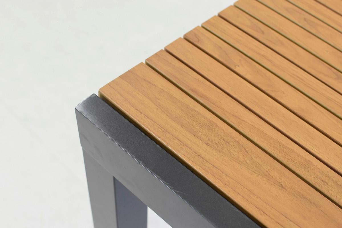 Gartenset Verona - Graphitfarben/Naturfarben, MODERN, Kunststoff/Textil - Gardenson